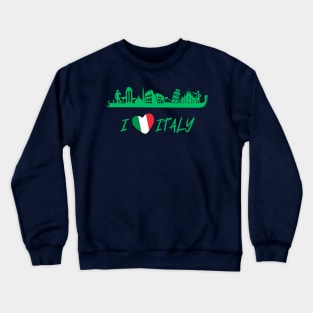 I Love Italy Crewneck Sweatshirt